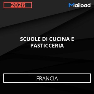 Database Email SCUOLE DI CUCINA E PASTICCERIA (Francia)