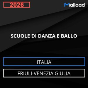 Database Email SCUOLE DI DANZA E BALLO (Friuli-Venezia Giulia – Italia)
