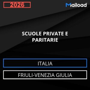 Database Email SCUOLE PRIVATE E PARITARIE (Friuli-Venezia Giulia – Italia)
