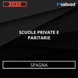 Database Email SCUOLE PRIVATE E PARITARIE (Spagna)