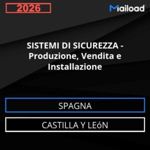 Database Email SISTEMI DI SICUREZZA – Produzione, Vendita e Installazione (Castilla y León – Spagna)