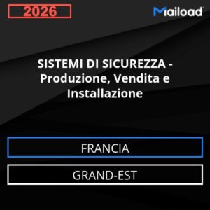Database Email SISTEMI DI SICUREZZA – Produzione, Vendita e Installazione (Grand-Est – Francia)