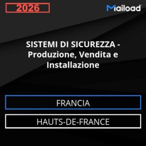 Database Email SISTEMI DI SICUREZZA – Produzione, Vendita e Installazione (Hauts-de-France – Francia)