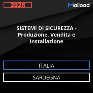 Database Email SISTEMI DI SICUREZZA – Produzione, Vendita e Installazione (Sardegna – Italia)