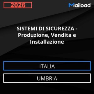 Database Email SISTEMI DI SICUREZZA – Produzione, Vendita e Installazione (Umbria – Italia)