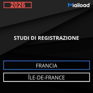 Database Email STUDI DI REGISTRAZIONE (Île-de-France – Francia)