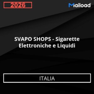 Database Email SVAPO SHOPS – Sigarette Elettroniche e Liquidi (Italia)