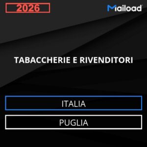 Base de datos de correos electrónicos de ESTANCOES Y DISTRIBUIDORES (Apulia – Italia)