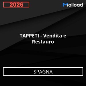 Base de datos de correo electrónico TAPPETI – Venta y restauración (España)