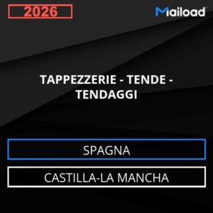 Base de datos de correo electrónico TAPICERÍAS – CORTINAS – CORTINAS (Castilla-La Mancha – España)