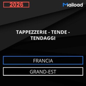 Base de datos de correo electrónico TAPICERÍAS – CORTINAS – CORTINAS (Gran Este – Francia)