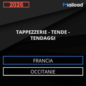 Base de datos de correo electrónico TAPICERÍAS – CORTINAS – CORTINAS (Occitania – Francia)