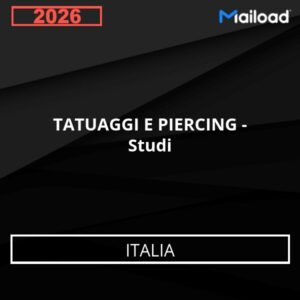 Database Email TATUAGGI E PIERCING – Studi (Italia)