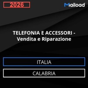 Base de datos de correo electrónico, TELEFONÍA Y ACCESORIOS – Venta y reparación (Calabria – Italia)