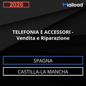 Base de datos de correo electrónico TELEFONÍA Y ACCESORIOS – Venta y reparación (Castilla-La Mancha – España)