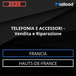 Base de datos de correo electrónico TELEFONÍA Y ACCESORIOS – Venta y reparación (Altos de Francia – Francia)