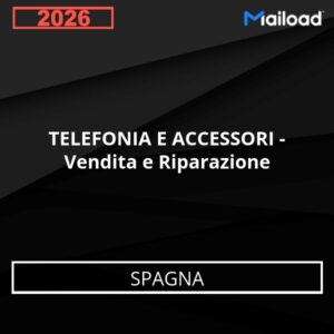 Base de datos de correo electrónico TELEFONÍA Y ACCESORIOS – Venta y reparación (España)