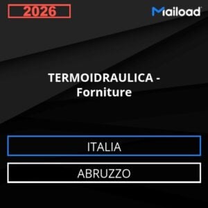 Base de datos de correo electrónico TERMOIDRAULICA – Suministros (Abruzos – Italia)