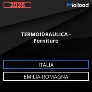 Base de datos de correo electrónico TERMOIDRAULICA – Suministros (Emilia-Romaña – Italia)