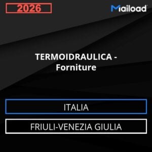 Base de datos de correo electrónico TERMOIDRAULICA – Suministros (Friuli-Venecia Julia – Italia)