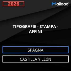 Database Email TIPOGRAFIE – STAMPA – AFFINI (Castilla y León – Spagna)
