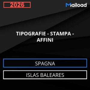 Database Email TIPOGRAFIE – STAMPA – AFFINI (Islas Baleares – Spagna)