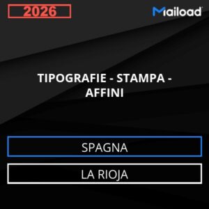 Database Email TIPOGRAFIE – STAMPA – AFFINI (La Rioja – Spagna)