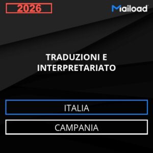 Database Email TRADUZIONI E INTERPRETARIATO (Campania – Italia)