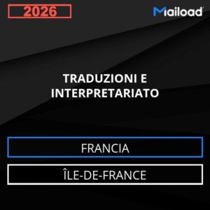 Database Email TRADUZIONI E INTERPRETARIATO (Île-de-France – Francia)