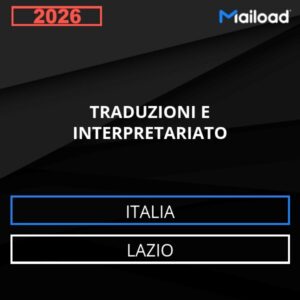 Database Email TRADUZIONI E INTERPRETARIATO (Lazio – Italia)