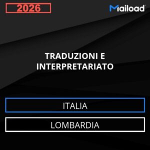Database Email TRADUZIONI E INTERPRETARIATO (Lombardia – Italia)