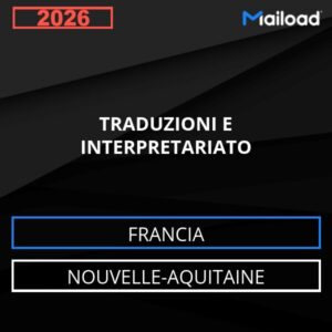 Database Email TRADUZIONI E INTERPRETARIATO (Nouvelle-Aquitaine – Francia)