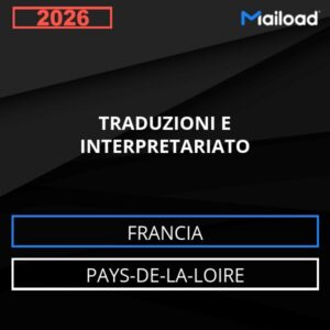 Database Email TRADUZIONI E INTERPRETARIATO (Pays-de-la-Loire – Francia)