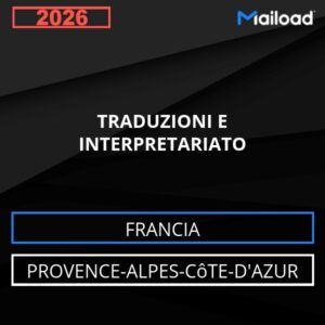 Database Email TRADUZIONI E INTERPRETARIATO (Provence-Alpes-Côte-d’Azur – Francia)