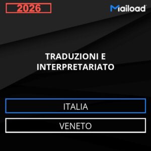 Database Email TRADUZIONI E INTERPRETARIATO (Veneto – Italia)