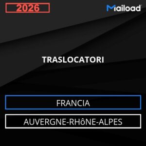 Database Email TRASLOCATORI (Auvergne-Rhône-Alpes – Francia)