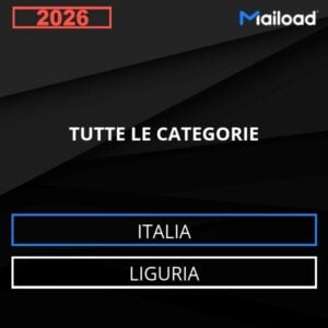 Database Email TUTTE LE CATEGORIE (Liguria – Italia)