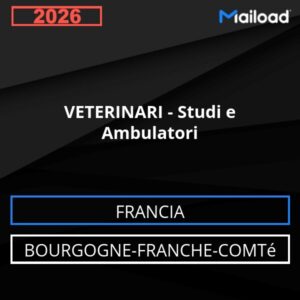Database Email VETERINARI – Studi e Ambulatori (Bourgogne-Franche-Comté – Francia)