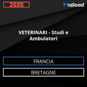 Database Email VETERINARI – Studi e Ambulatori (Bretagne – Francia)
