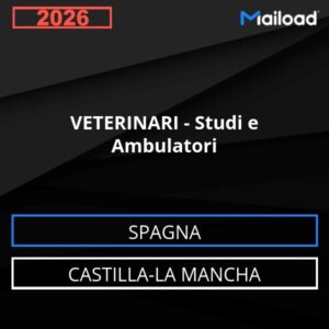 Database Email VETERINARI – Studi e Ambulatori (Castilla-La Mancha – Spagna)