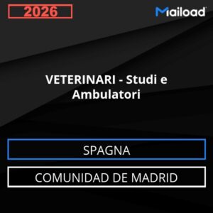 Database Email VETERINARI – Studi e Ambulatori (Comunidad de Madrid – Spagna)