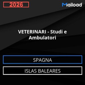 Database Email VETERINARI – Studi e Ambulatori (Islas Baleares – Spagna)