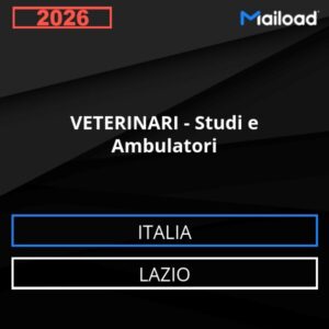 Database Email VETERINARI – Studi e Ambulatori (Lazio – Italia)