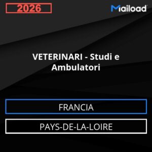 Database Email VETERINARI – Studi e Ambulatori (Pays-de-la-Loire – Francia)