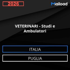 Database Email VETERINARI – Studi e Ambulatori (Puglia – Italia)