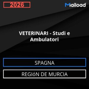 Base de datos de correos electrónicos de VETERINARIOS – Clínicas y consultorios (Región de Murcia – España)