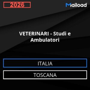 Base de datos de correos electrónicos de VETERINARIOS – Clínicas y consultorios (Toscana – Italia)