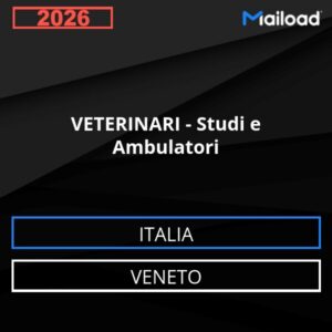 Database Email VETERINARI – Studi e Ambulatori (Veneto – Italia)