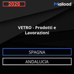 Database Email VETRO – Prodotti e Lavorazioni (Andalucía – Spagna)