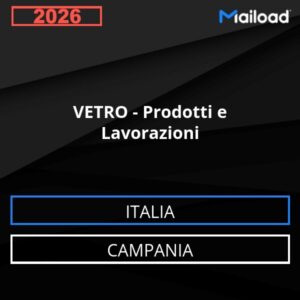 Database Email VETRO – Prodotti e Lavorazioni (Campania – Italia)